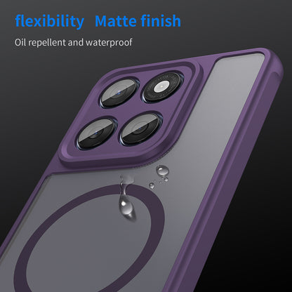 Capa MagSafe para Motorola Edge 60 Fusion / Edge 60, Techsuit, HaloFrost II, Roxo