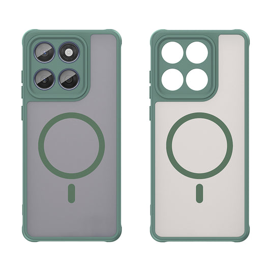 Capa MagSafe para Motorola Edge 60 Fusion / Edge 60, Techsuit, HaloFrost II, Verde