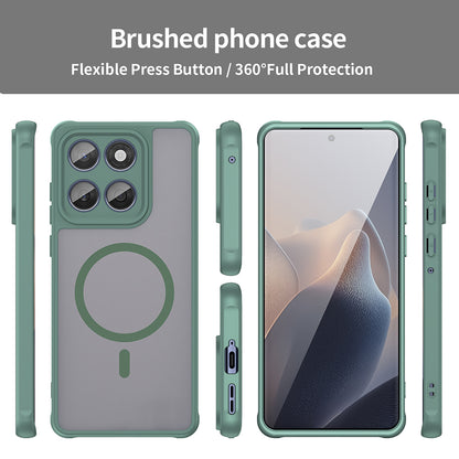 Capa MagSafe para Motorola Edge 60 Fusion / Edge 60, Techsuit, HaloFrost II, Verde