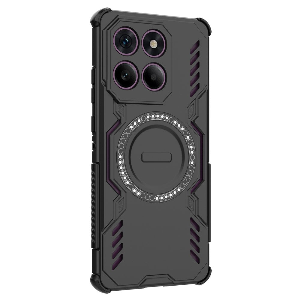 Capa MagSafe para Motorola Edge 60 Pro, Techsuit, ArmorMag, Preta