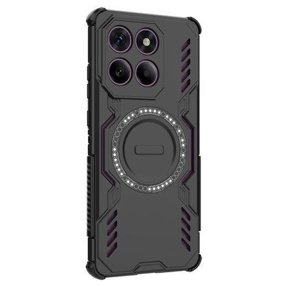Capa MagSafe para Motorola Edge 60 Pro, Techsuit, ArmorMag, Preta