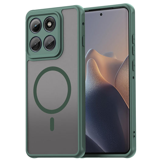 Capa MagSafe para Motorola Edge 60 Pro, Techsuit, HaloFrost II, Verde