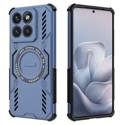 Capa MagSafe para Motorola Edge 70 Fusion, Techsuit, ArmorMag, Azul