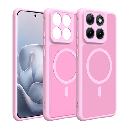 Capa MagSafe para Motorola Edge 70 Fusion, Techsuit, HaloFrost II, Rosa
