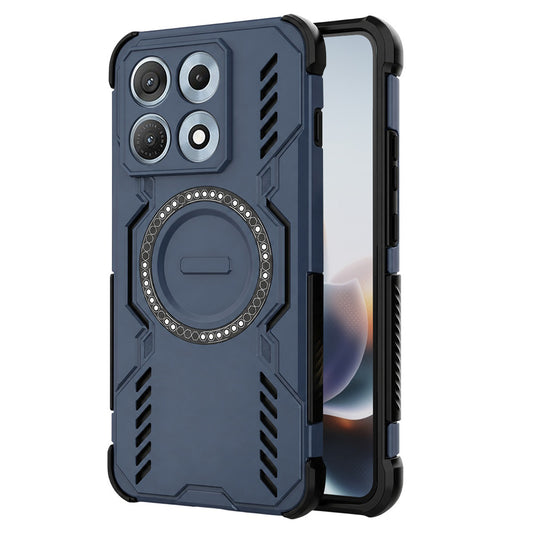 Capa MagSafe para Motorola Edge 70 Max, Techsuit, ArmorMag, Azul