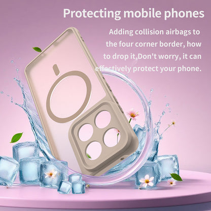 Capa MagSafe para Motorola Edge 70, Techsuit, HaloFrost II, Dourada