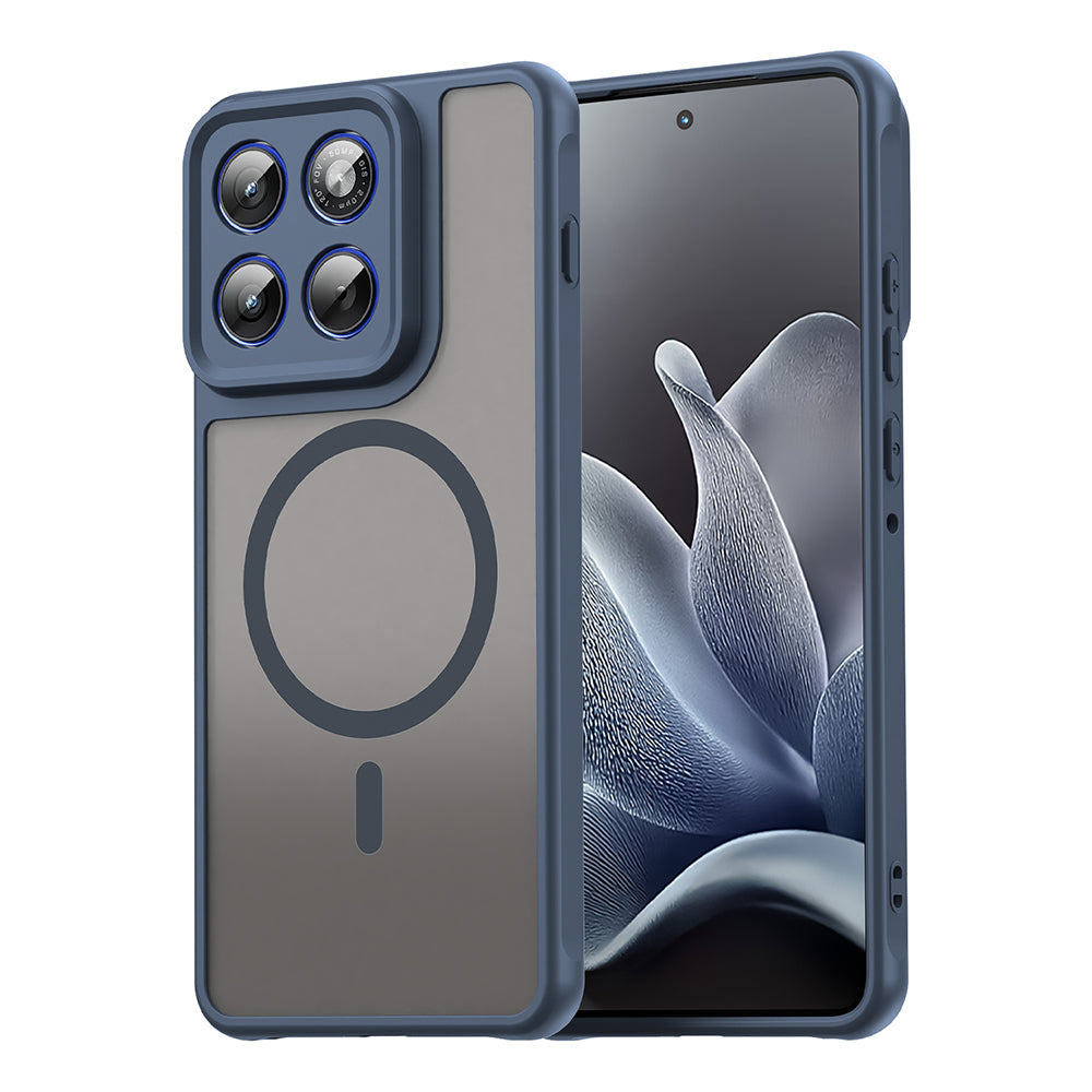 Capa MagSafe para Motorola Edge 70, Techsuit, HaloFrost II, Azul-marinho