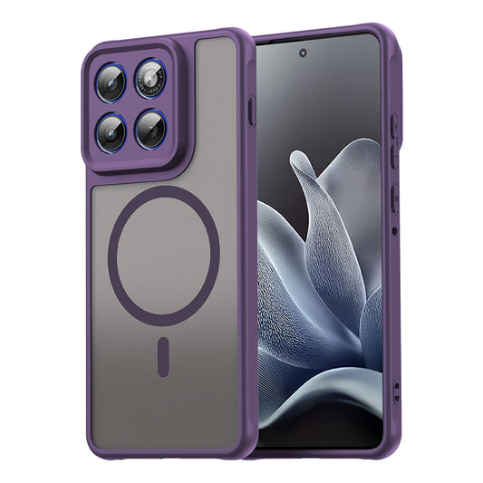 Capa MagSafe para Motorola Edge 70, Techsuit, HaloFrost II, Roxo