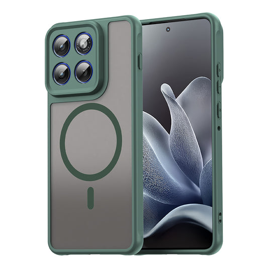 Capa MagSafe para Motorola Edge 70, Techsuit, HaloFrost II, Verde