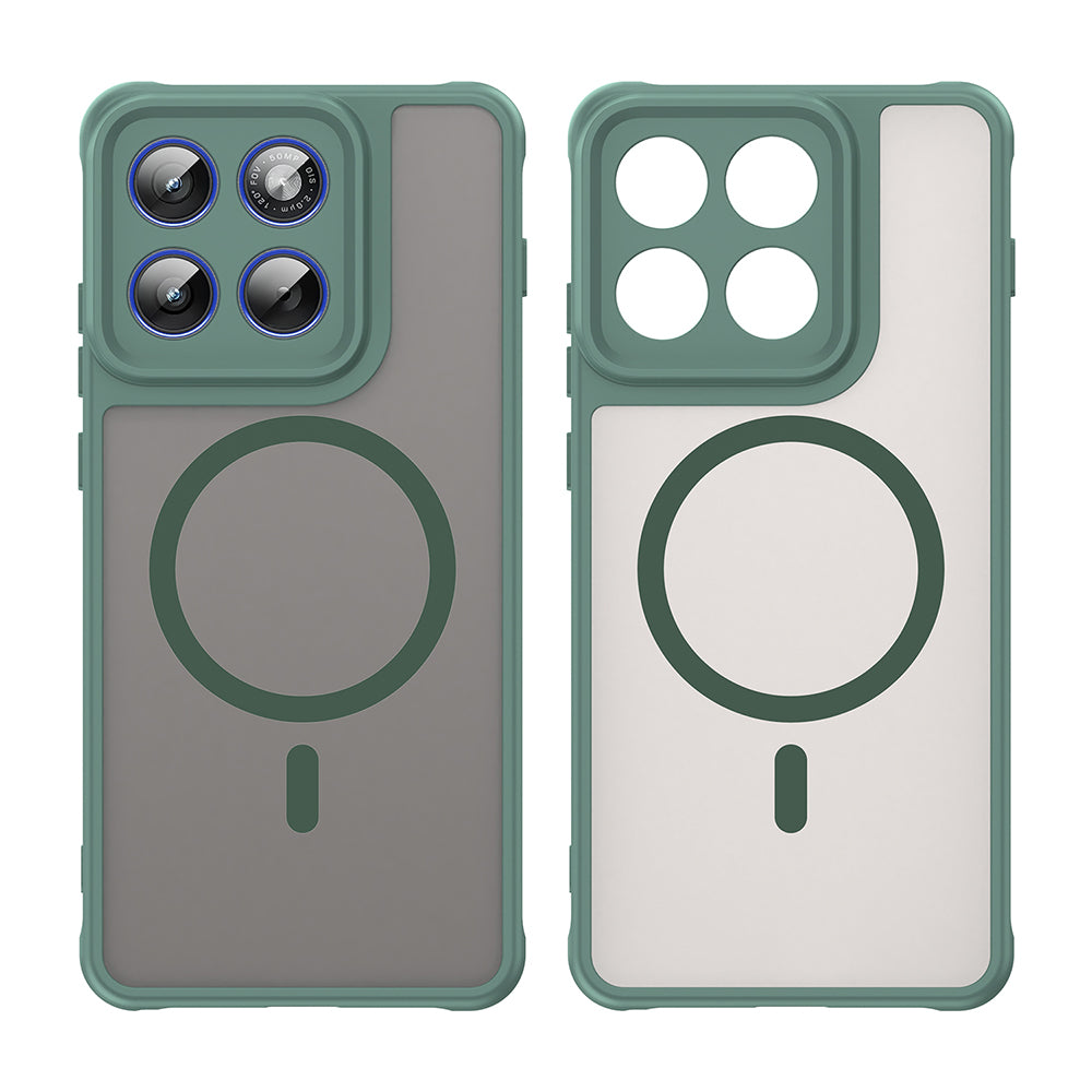 Capa MagSafe para Motorola Edge 70, Techsuit, HaloFrost II, Verde