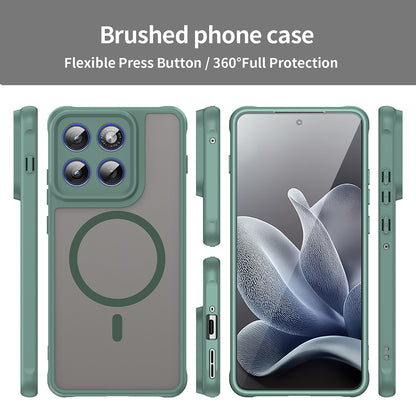 Capa MagSafe para Motorola Edge 70, Techsuit, HaloFrost II, Verde