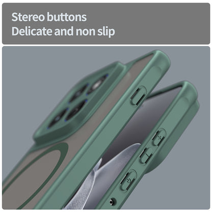 Capa MagSafe para Motorola Edge 70, Techsuit, HaloFrost II, Verde