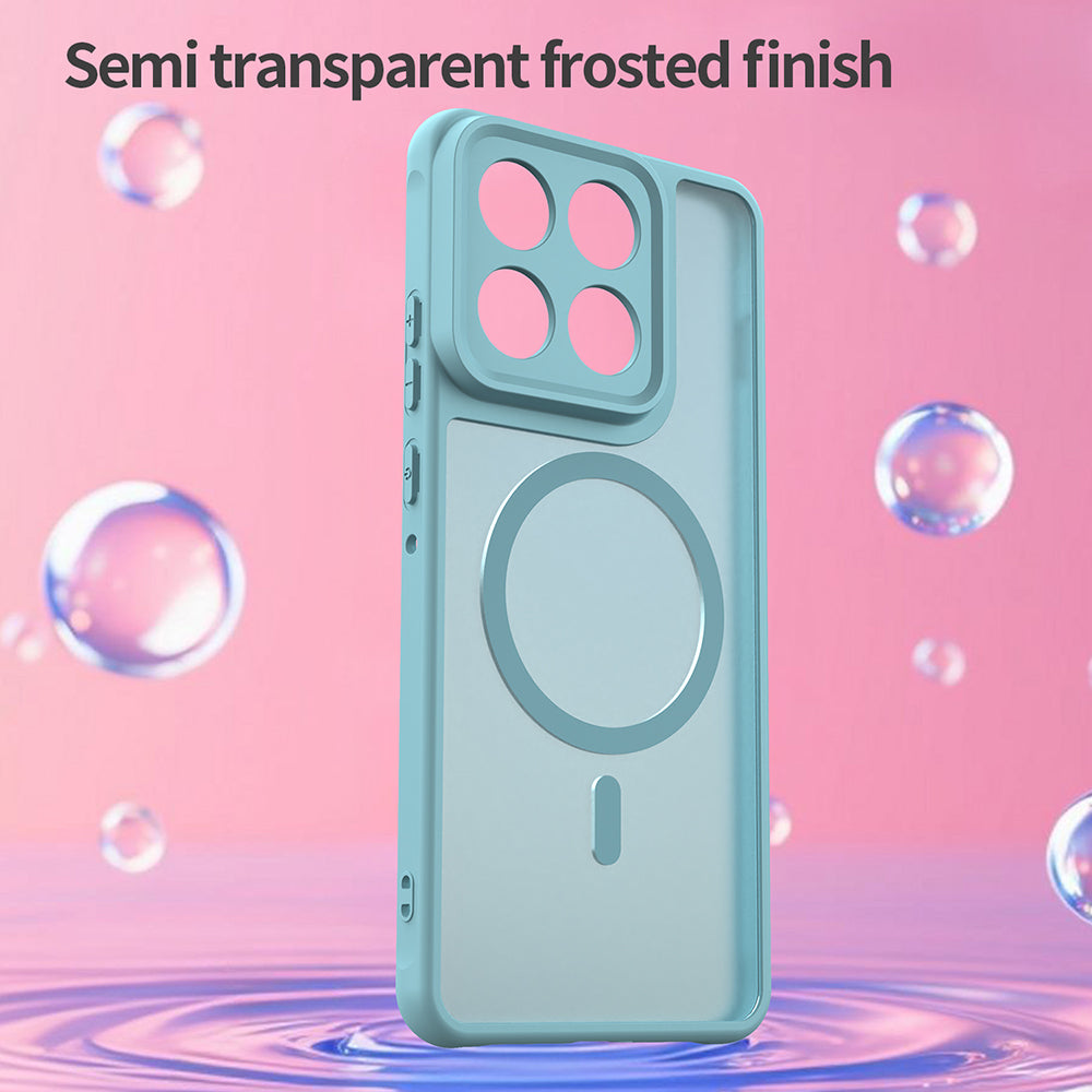 Capa MagSafe para Motorola Edge 70, Techsuit, HaloFrost II, Verde Claro