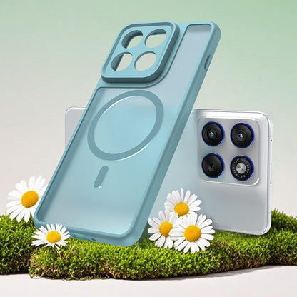 Capa MagSafe para Motorola Edge 70, Techsuit, HaloFrost II, Verde Claro