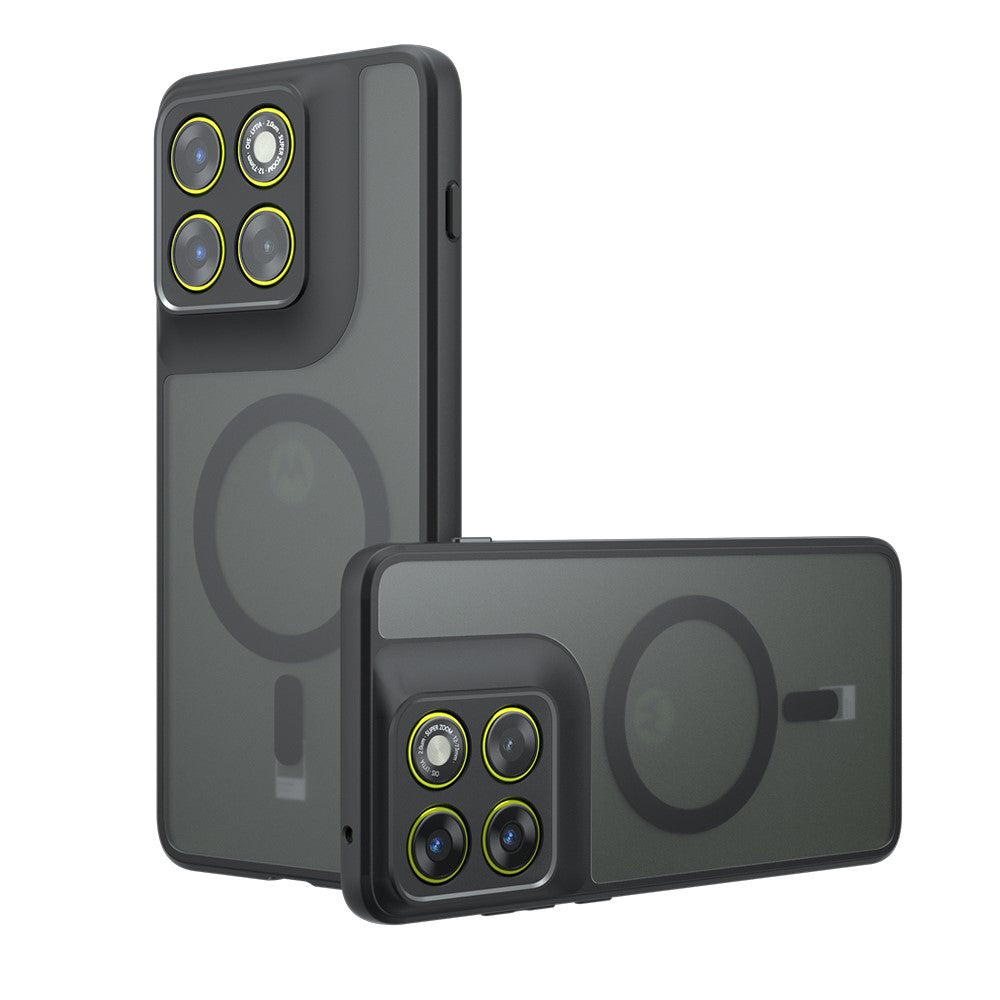 MagSafe Case for Motorola Edge 70, Techsuit, PureFrost, Satin Black