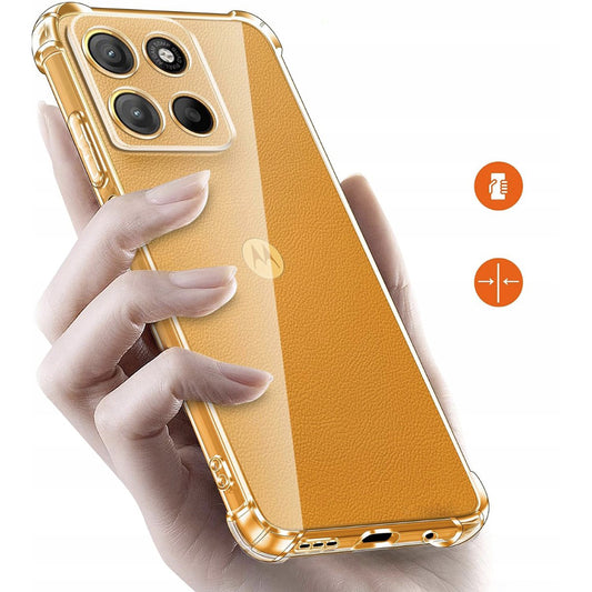 Capa MagSafe para Motorola Moto G15 / G15 Power, Techsuit, à prova de choque, Transparente