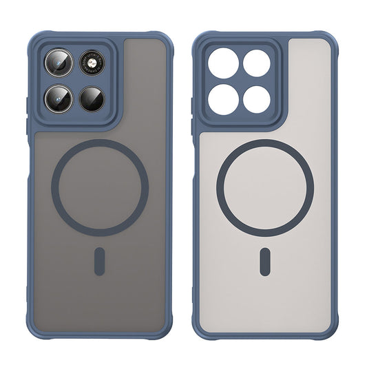 MagSafe Case for Motorola Moto G47 / G37 Power / G37, Techsuit, HaloFrost II, Navy Blue