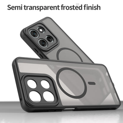 Capa MagSafe para Motorola Moto G56, Techsuit, HaloFrost II, Preta