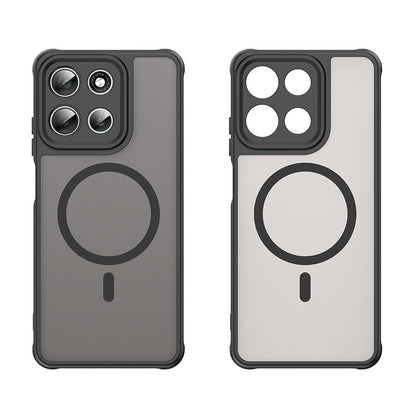 Capa MagSafe para Motorola Moto G56, Techsuit, HaloFrost II, Preta