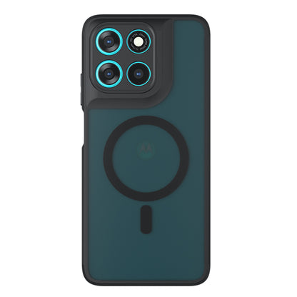 Capa MagSafe para Motorola Moto G77 / G67, Techsuit, PureFrost, Preta Fosca