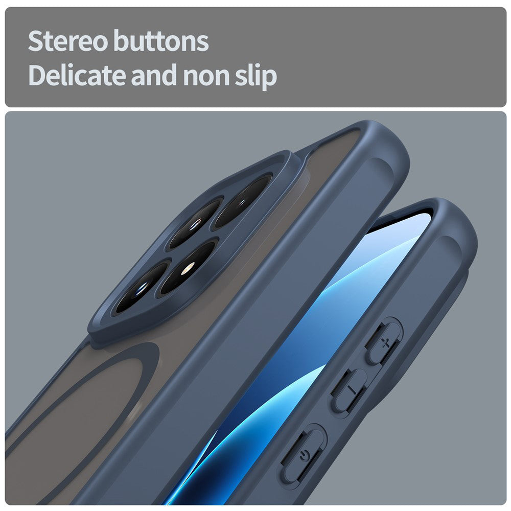 MagSafe Case for Motorola Moto G87 / G77 / G67, Techsuit, HaloFrost II, Navy Blue