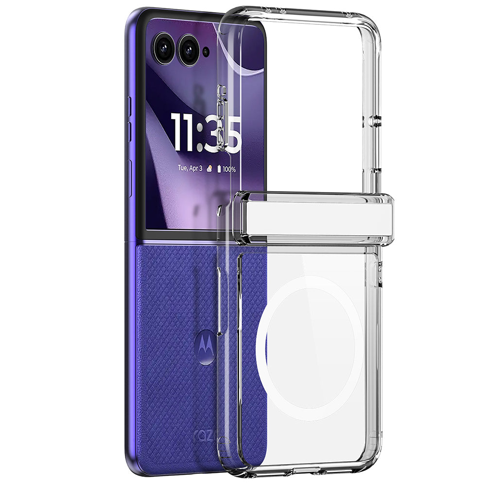 Capa MagSafe para Motorola Razr 70 / Razr 60 / Razr 50, DUX DUCIS, Clin, Transparente