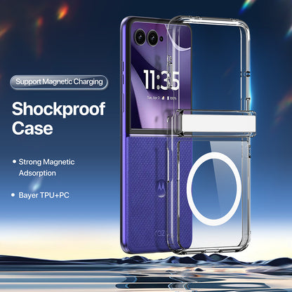 Capa MagSafe para Motorola Razr 70 / Razr 60 / Razr 50, DUX DUCIS, Clin, Transparente