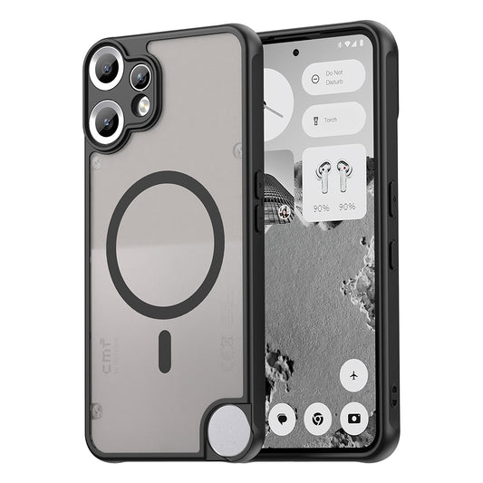 Capa MagSafe para Nothing CMF Phone 2 Pro, Techsuit, HaloFrost II, Preta