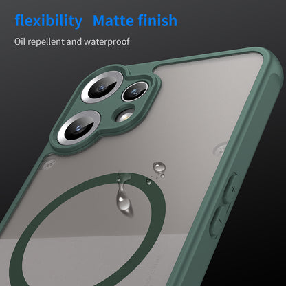 Capa MagSafe para Nothing CMF Phone 2 Pro, Techsuit, HaloFrost II, Verde