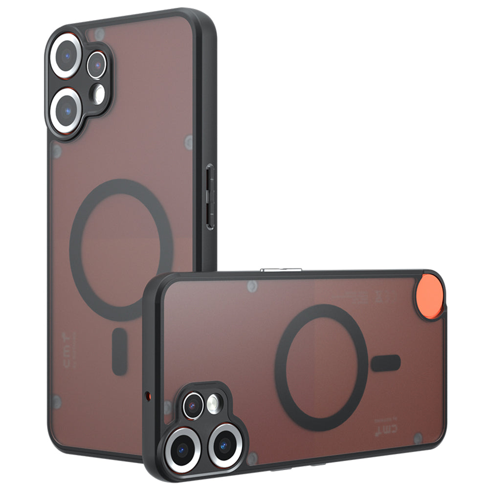 Capa MagSafe para Nothing CMF Phone 2 Pro, Techsuit, PureFrost, Preta