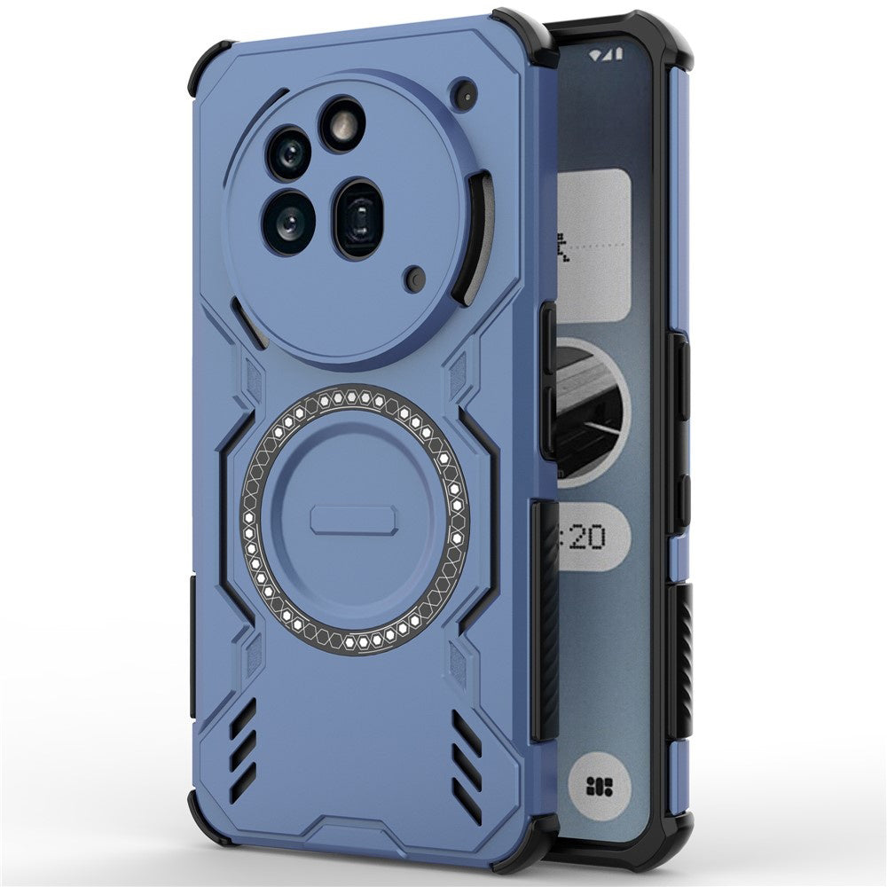 Capa MagSafe para Nothing Phone (3a) Pro, Techsuit, ArmorMag, Azul