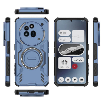 Capa MagSafe para Nothing Phone (3a) Pro, Techsuit, ArmorMag, Azul