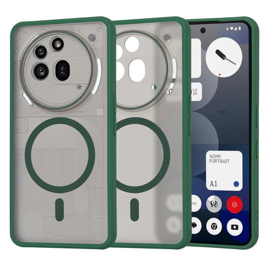 Capa MagSafe para Nothing Phone (3a) Pro, Techsuit, HaloFrost, Verde