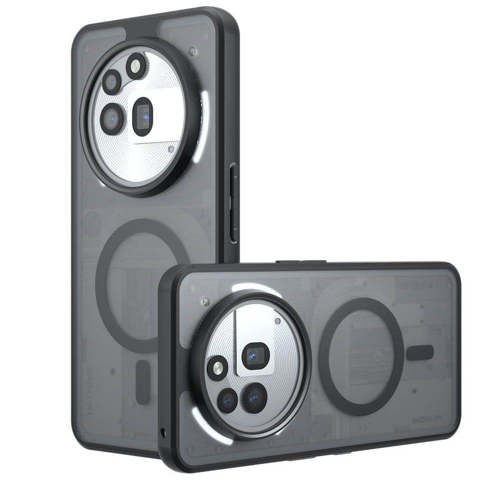 Capa MagSafe para Nothing Phone (3a) Pro, Techsuit, PureFrost, Preta