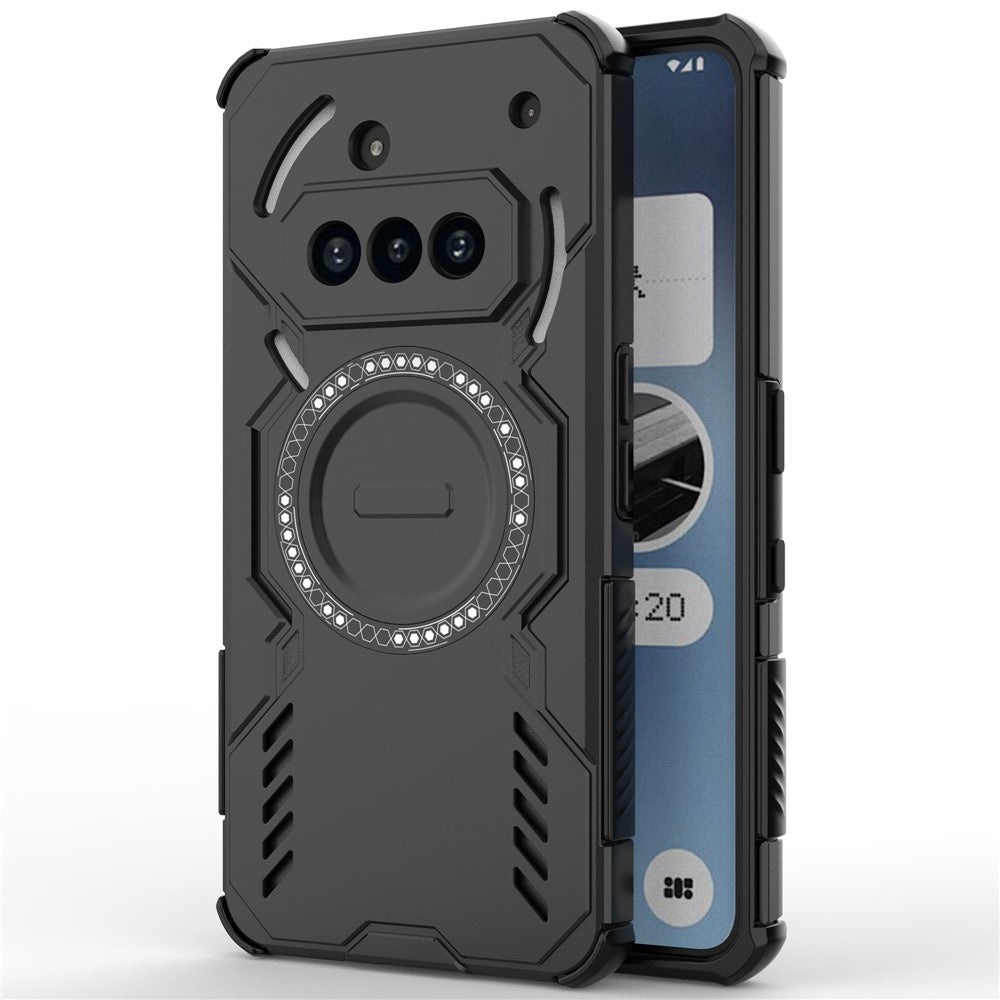 Capa MagSafe para Nothing Phone (3a), Techsuit, ArmorMag, Preta
