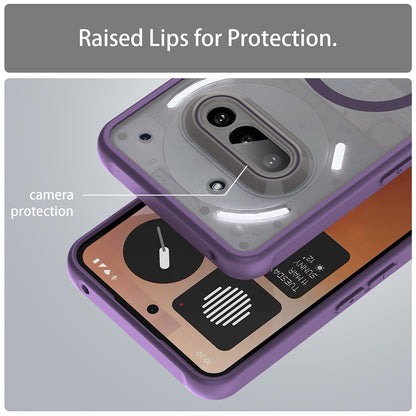 Capa MagSafe para Nothing Phone (3a), Techsuit, HaloFrost II, Roxa