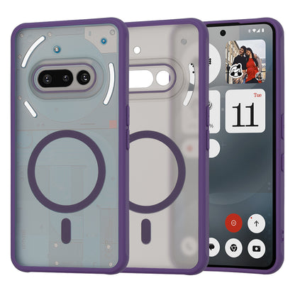 Capa MagSafe para Nothing Phone (3a), Techsuit, HaloFrost, Roxo Escuro