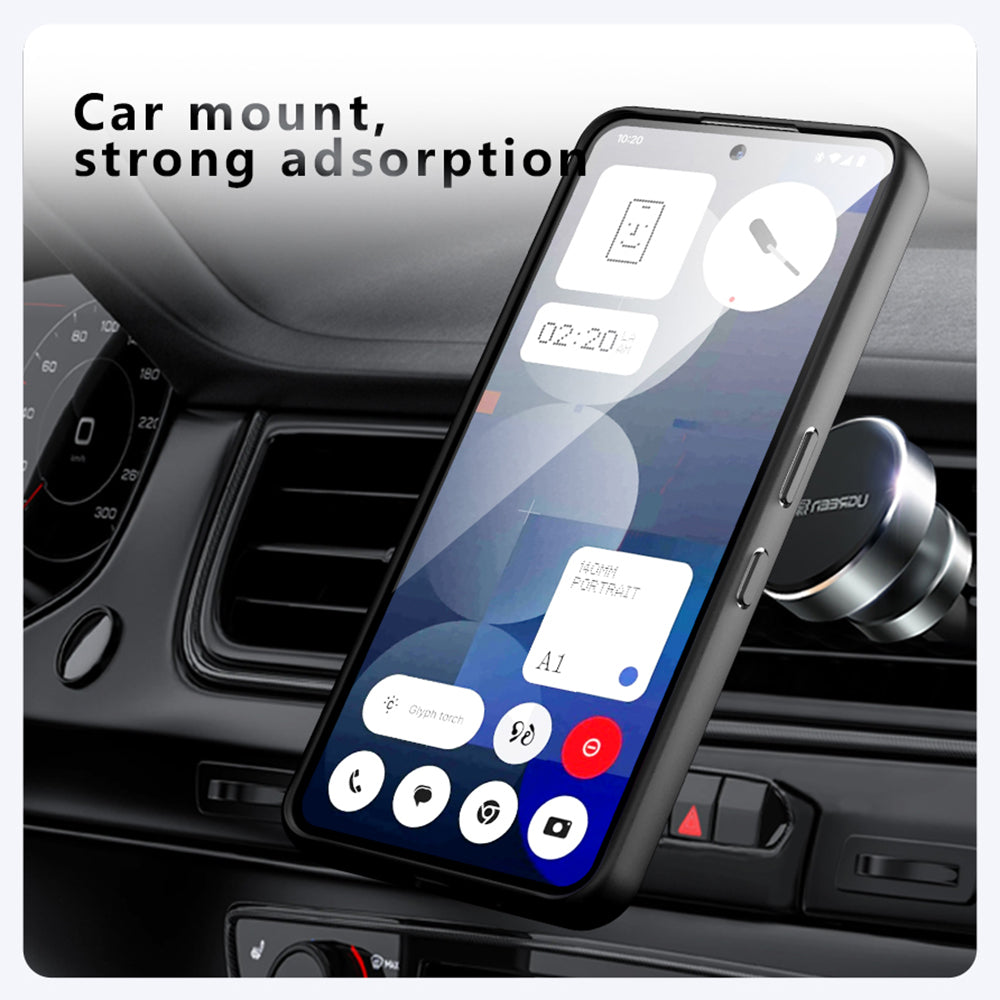 Capa MagSafe para Nothing Phone (3a), Techsuit, PureFrost, Preta