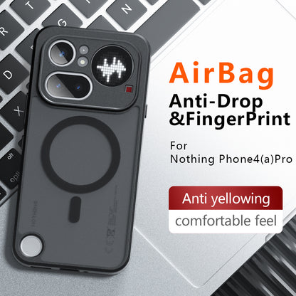 Capa MagSafe para Nothing Phone (4b), Techsuit, PureFrost, Preto Satinado