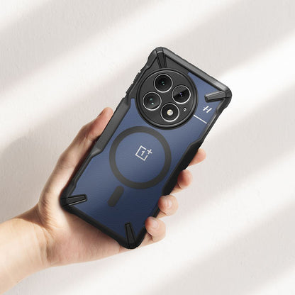 Capa MagSafe para OnePlus 13, Ringke, Fusion X, Preta