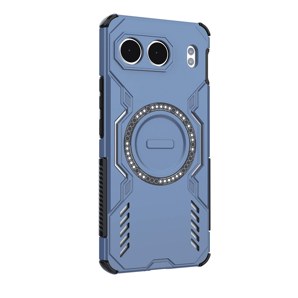 Capa MagSafe para OnePlus Nord 4, Techsuit, ArmorMag, Azul