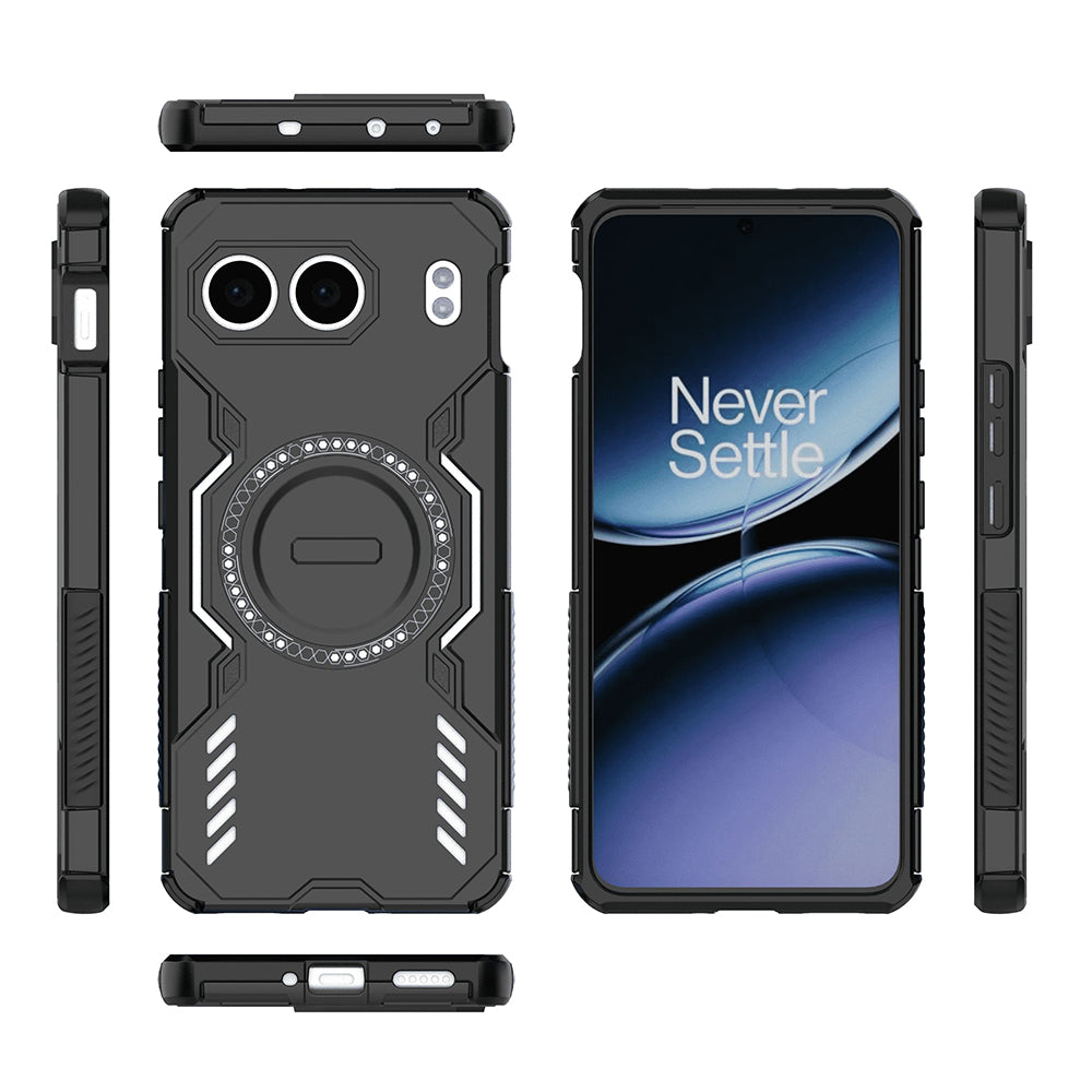 Capa MagSafe para OnePlus Nord 4, Techsuit, ArmorMag, Preta