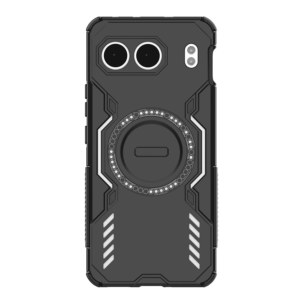 Capa MagSafe para OnePlus Nord 4, Techsuit, ArmorMag, Preta