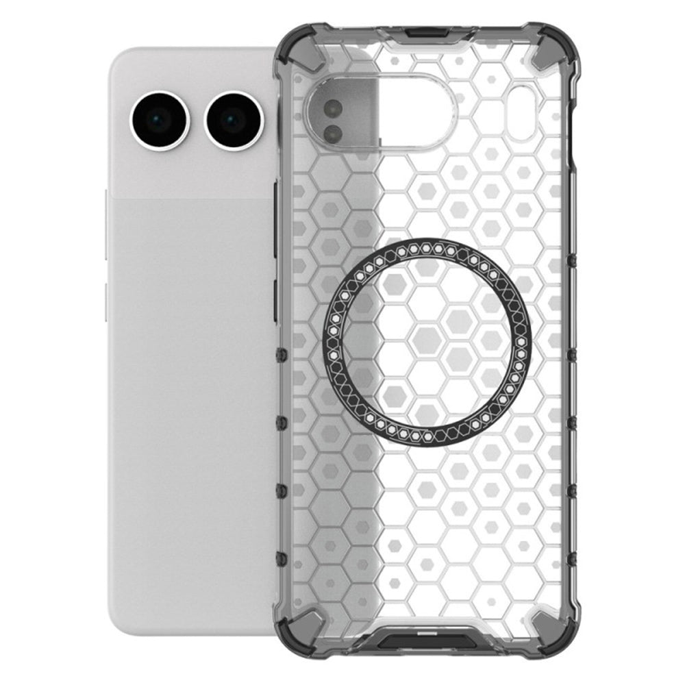 Capa MagSafe para OnePlus Nord 4, Techsuit, HoneyComb Shield, Branca