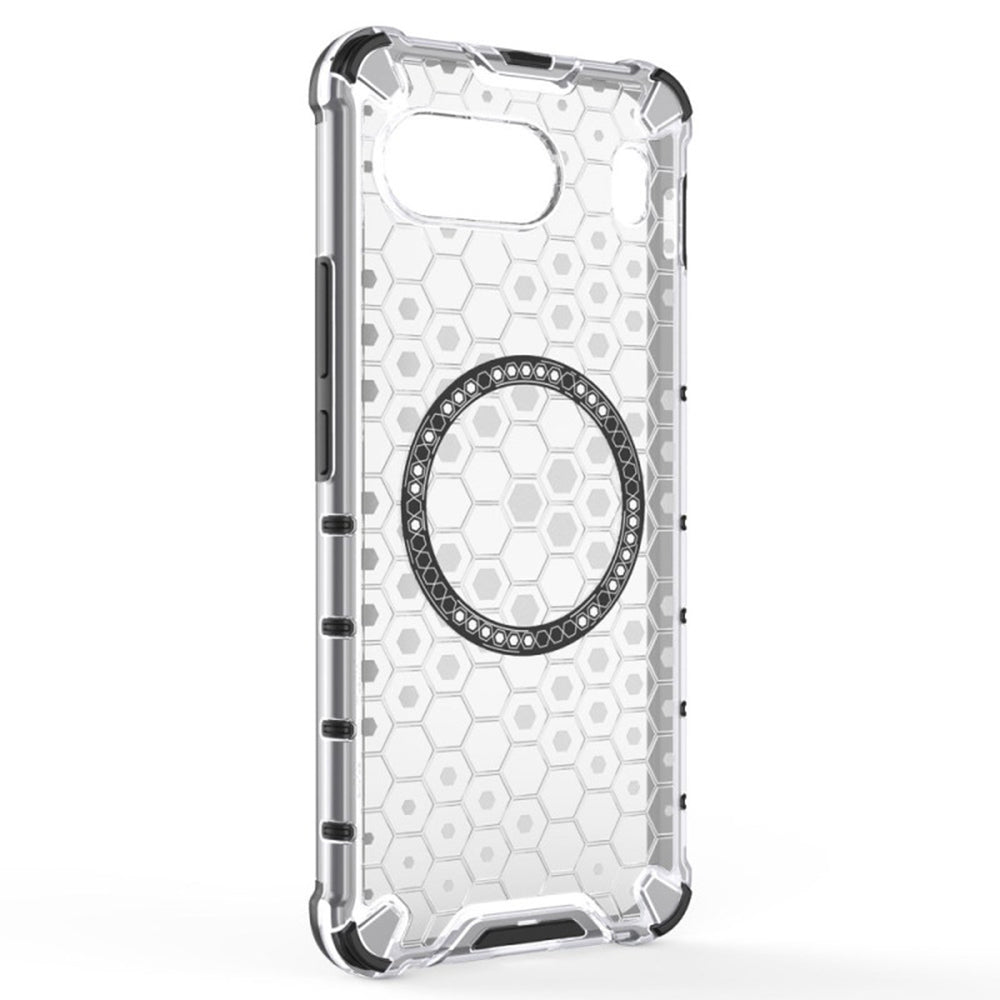 Capa MagSafe para OnePlus Nord 4, Techsuit, HoneyComb Shield, Branca