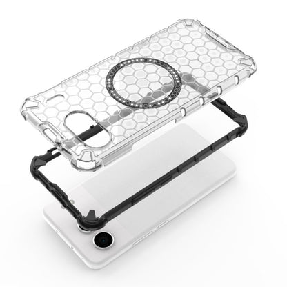 Capa MagSafe para OnePlus Nord 4, Techsuit, HoneyComb Shield, Branca