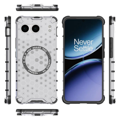 Capa MagSafe para OnePlus Nord 4, Techsuit, HoneyComb Shield, Branca