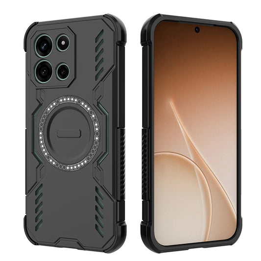 Capa MagSafe para OnePlus Nord 6, Techsuit, ArmorMag, Preta