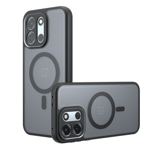 Capa MagSafe para OnePlus Nord 6, Techsuit, PureFrost, Preto Satinado