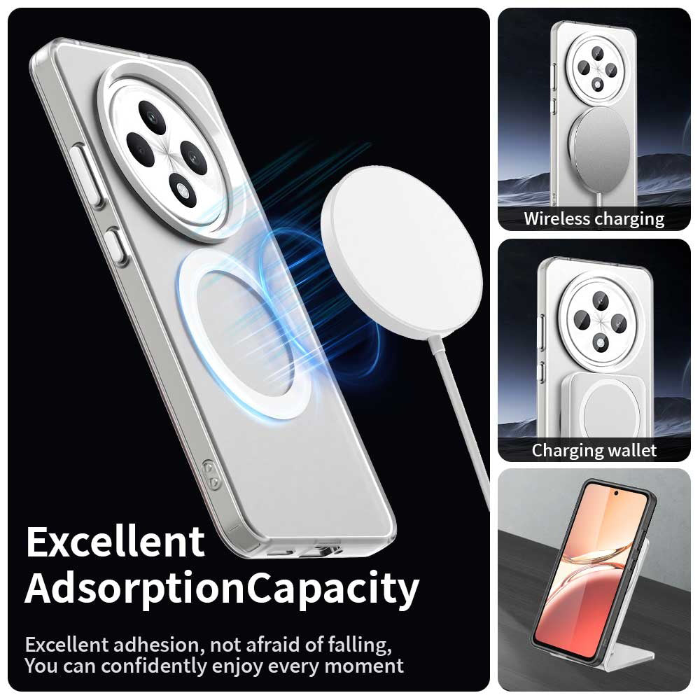MagSafe Case for Oppo A3 4G / A3 5G, Techsuit, CandyCase, White